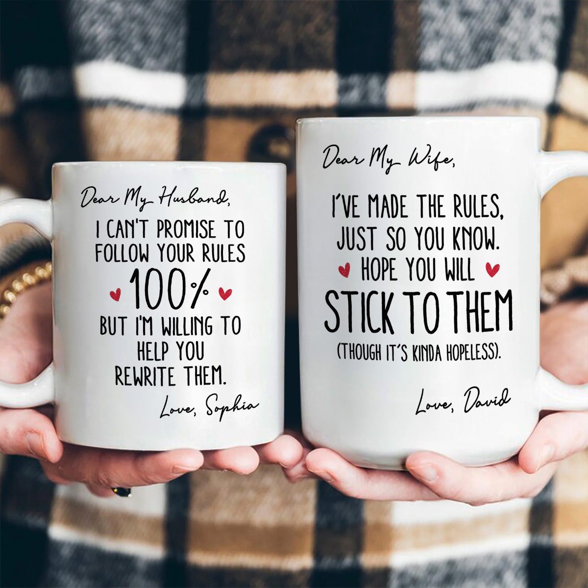 My Wife Is The Rules - Personalized Ceramic Coffee Mug-Myprintsy