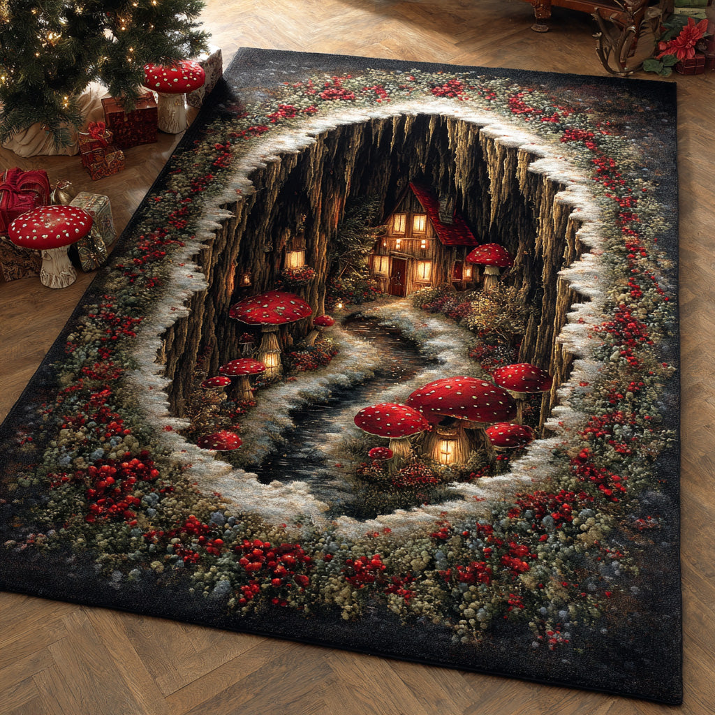 Mystic Fungi Haven Area Rug VTQ-Myprintsy
