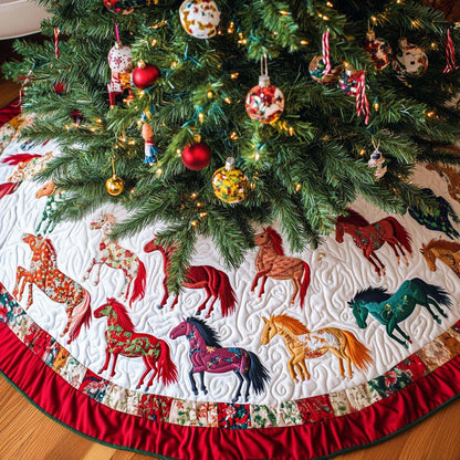 Mystic Trails Christmas Quilted Tree Skirt-Myprintsy