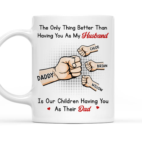Better Than My Husband - Personalized Coffee Mug