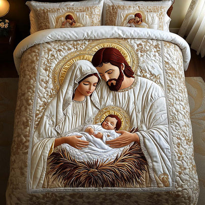 Nativity -Piece Quilted Bedding Set VTQ-Myprintsy