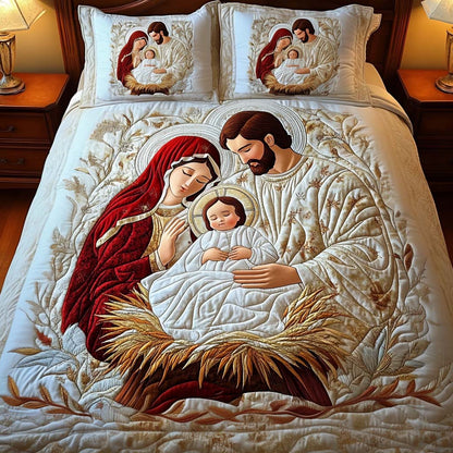 Nativity -Piece Quilted Bedding Set VTQ-Myprintsy