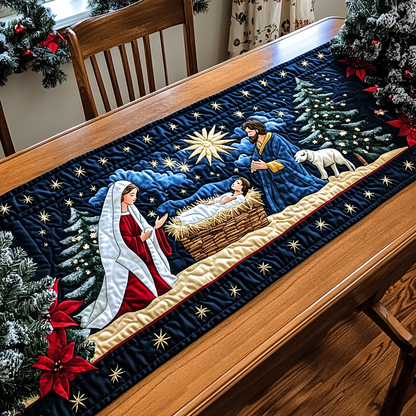 Nativity Quilted Table Runner VTQ-Myprintsy