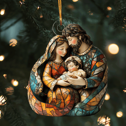 Nativity Scene Mica Ornament VTQ-Myprintsy