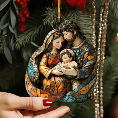 Nativity Scene Mica Ornament VTQ-Myprintsy