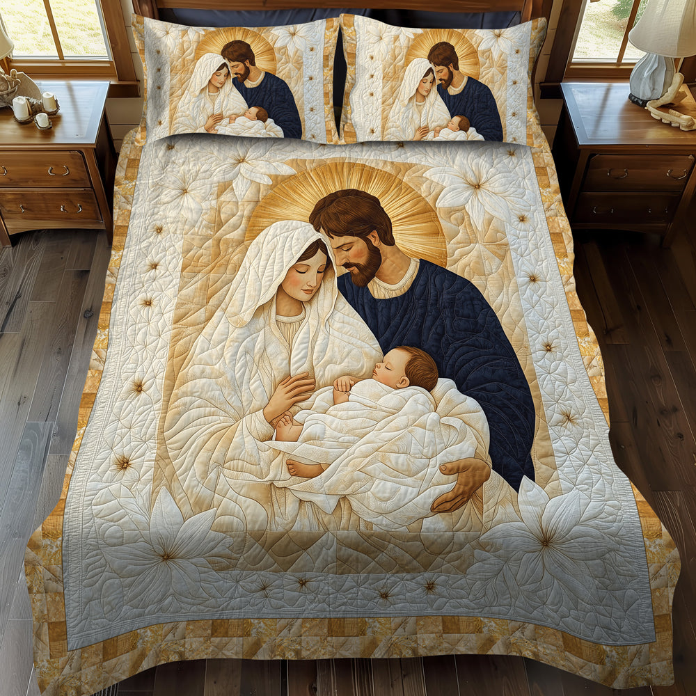 Nativity Scene -Piece Quilted Bedding Set VTQ-Myprintsy