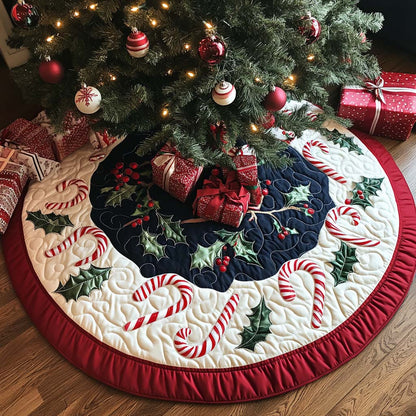 New Year Eve Christmas Quilted Tree Skirt-Myprintsy