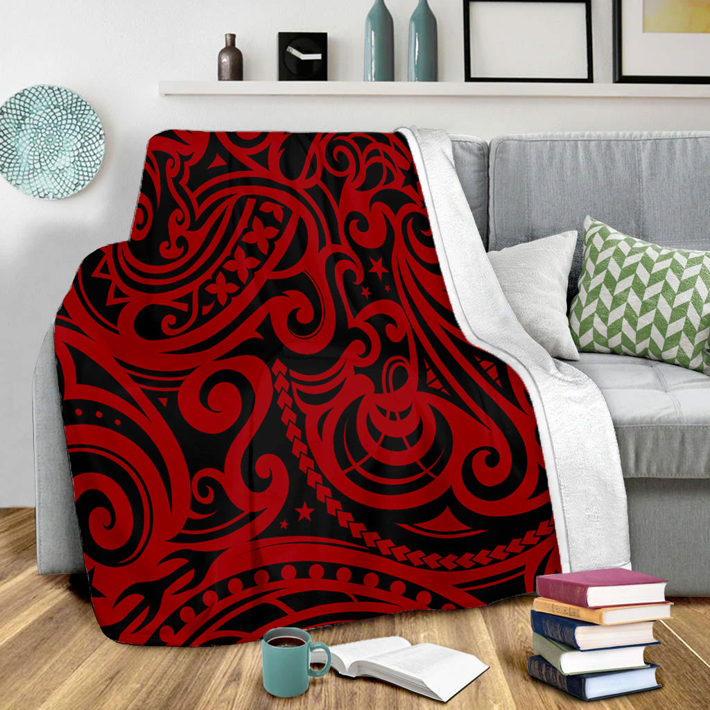 New Zealand Premium Blanket Maori Pattern Tattoo-Myprintsy