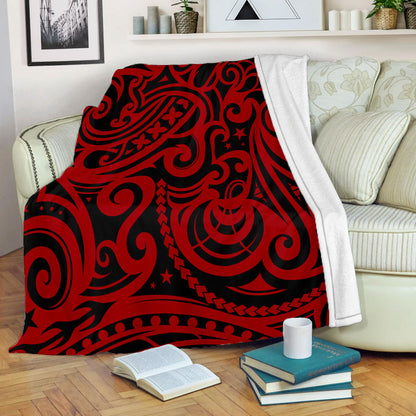 New Zealand Premium Blanket Maori Pattern Tattoo-Myprintsy