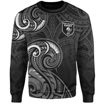 New Zealand Sweatshirt Maori Koru Spirit Style-Myprintsy
