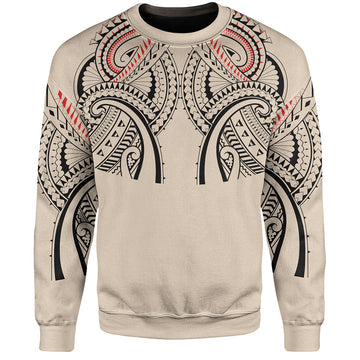 New Zealand Sweatshirt Season Maori Pattern-Myprintsy