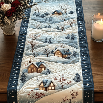 Nightfall Pines Quilted Table Runner VTQ-Myprintsy