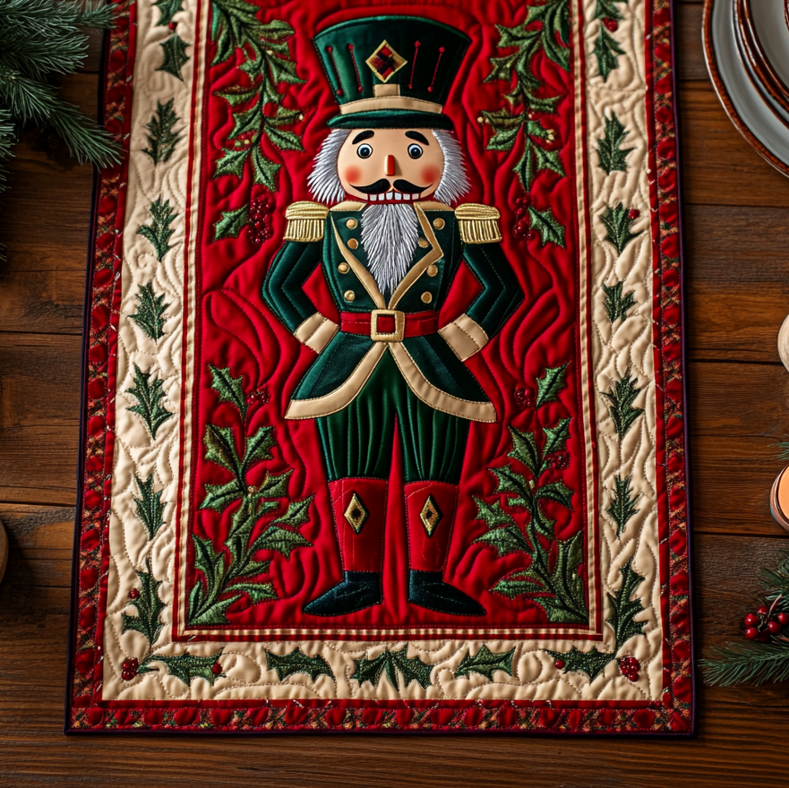 Noble Nutcracker Quilted Table Runner VTQ-Myprintsy