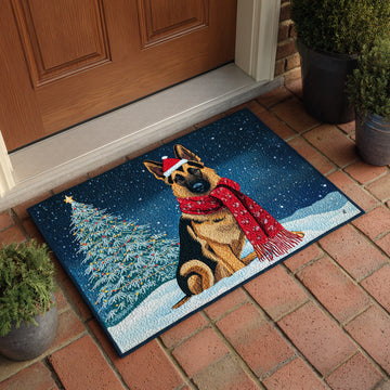 Noel German Shepherd Doormat VTQ-Myprintsy