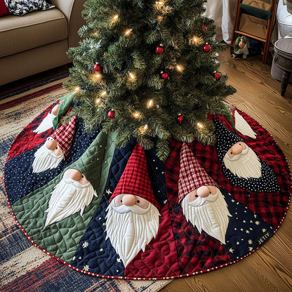 Noel Nostalgia Quilted Christmas Tree Skirt VTQ-Myprintsy