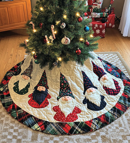 Noel Nostalgia Quilted Christmas Tree Skirt VTQ-Myprintsy