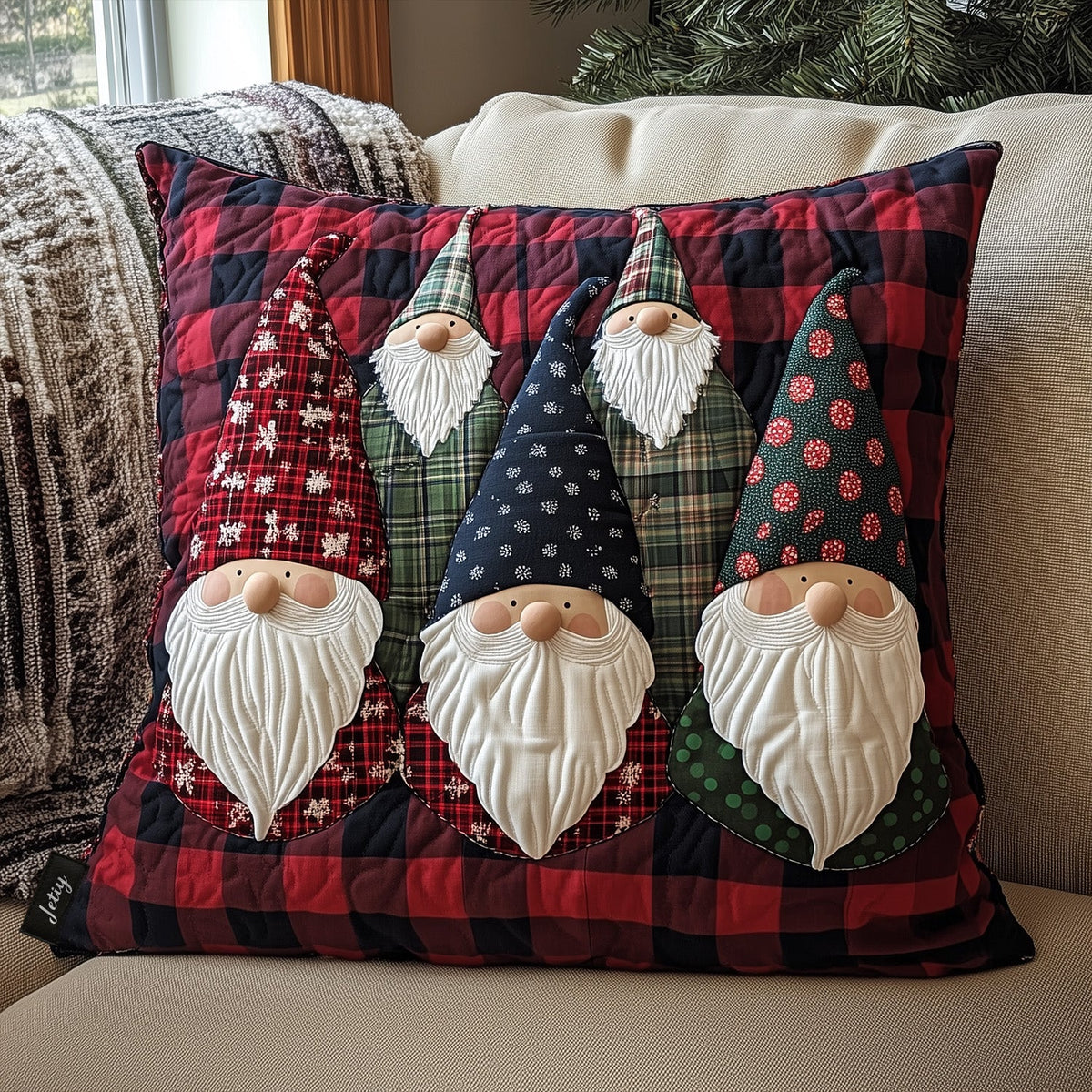 Noel Nostalgia Quilted Pillow Case VTQ-Myprintsy