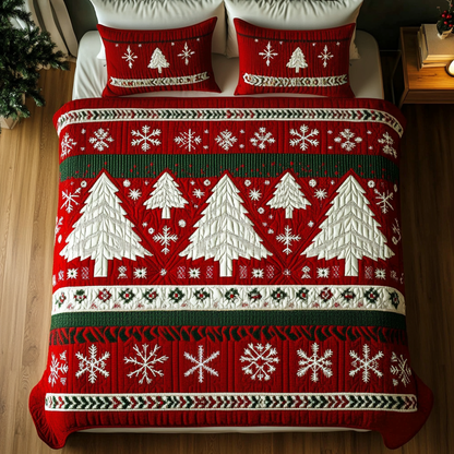 Nordic Noel -Piece Quilted Bedding Set VH VTQ-Myprintsy