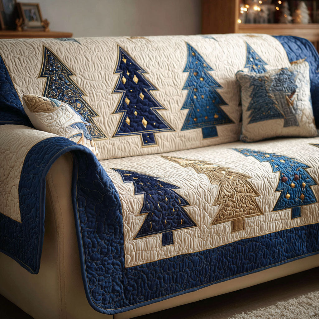 Nordic Noel Quilted Sofa Cover VTQ-Myprintsy
