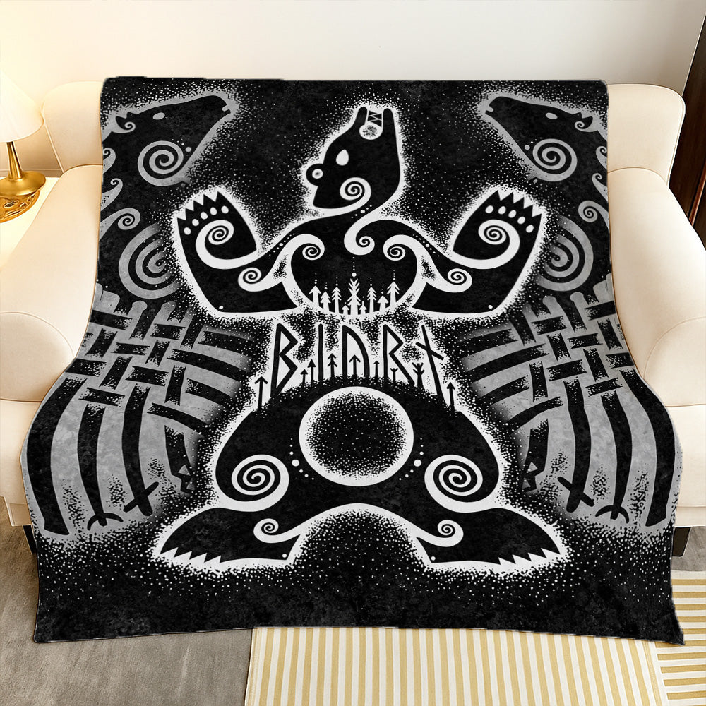 Norse Beasts Blanket-Myprintsy