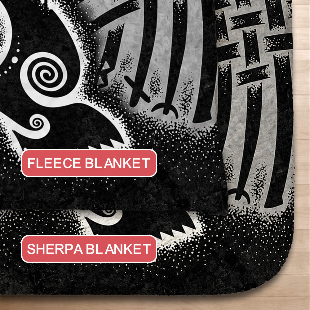 Norse Beasts Blanket-Myprintsy