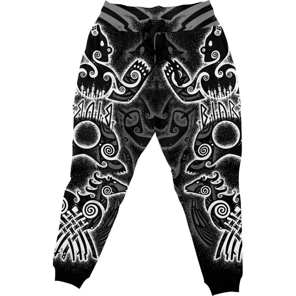 Norse Beasts Joggers-Myprintsy