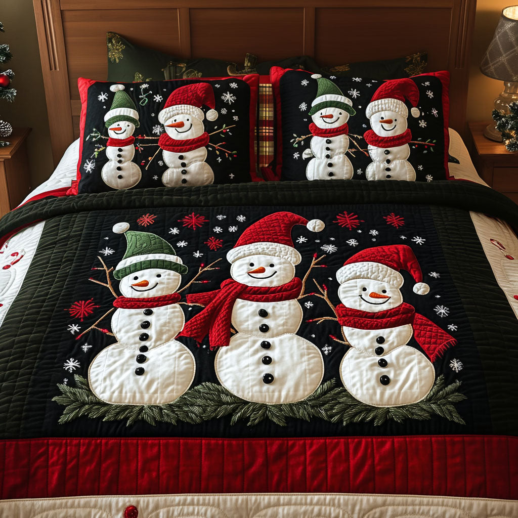 North Pole Delivery -Piece Quilted Bedding Set VTQ-Myprintsy