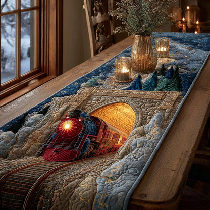 North Pole Express Quilted Table Runner VTQ-Myprintsy