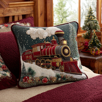 North Pole Express Quited Pillow Case VTQ-Myprintsy