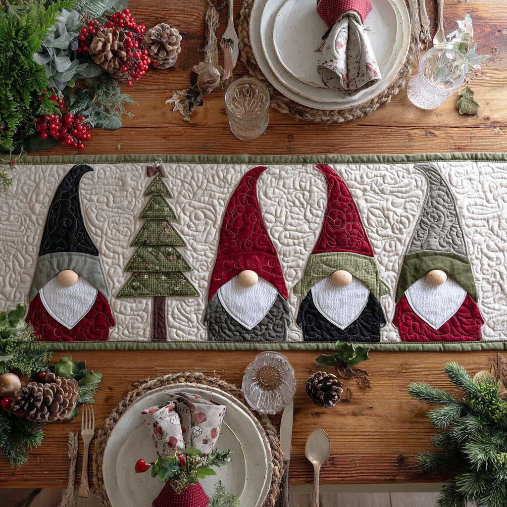 North Pole Magic Quilted Table Runner VTQ-Myprintsy