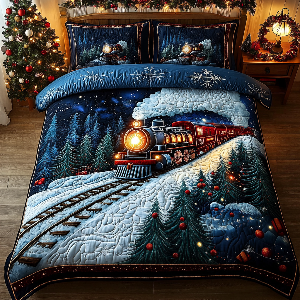 Northbound Light -Piece Quilted Bedding Set VTQ-Myprintsy