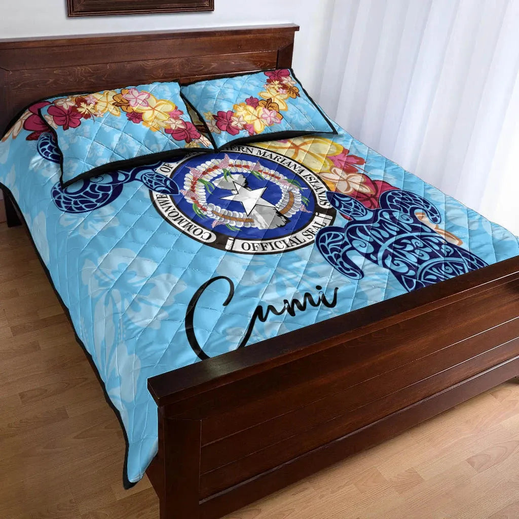 Northern Mariana Islands Quilt Bed Set - Tropical Style-Myprintsy