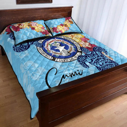 Northern Mariana Islands Quilt Bed Set - Tropical Style-Myprintsy