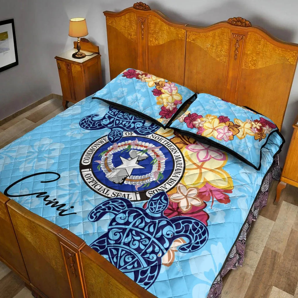 Northern Mariana Islands Quilt Bed Set - Tropical Style-Myprintsy
