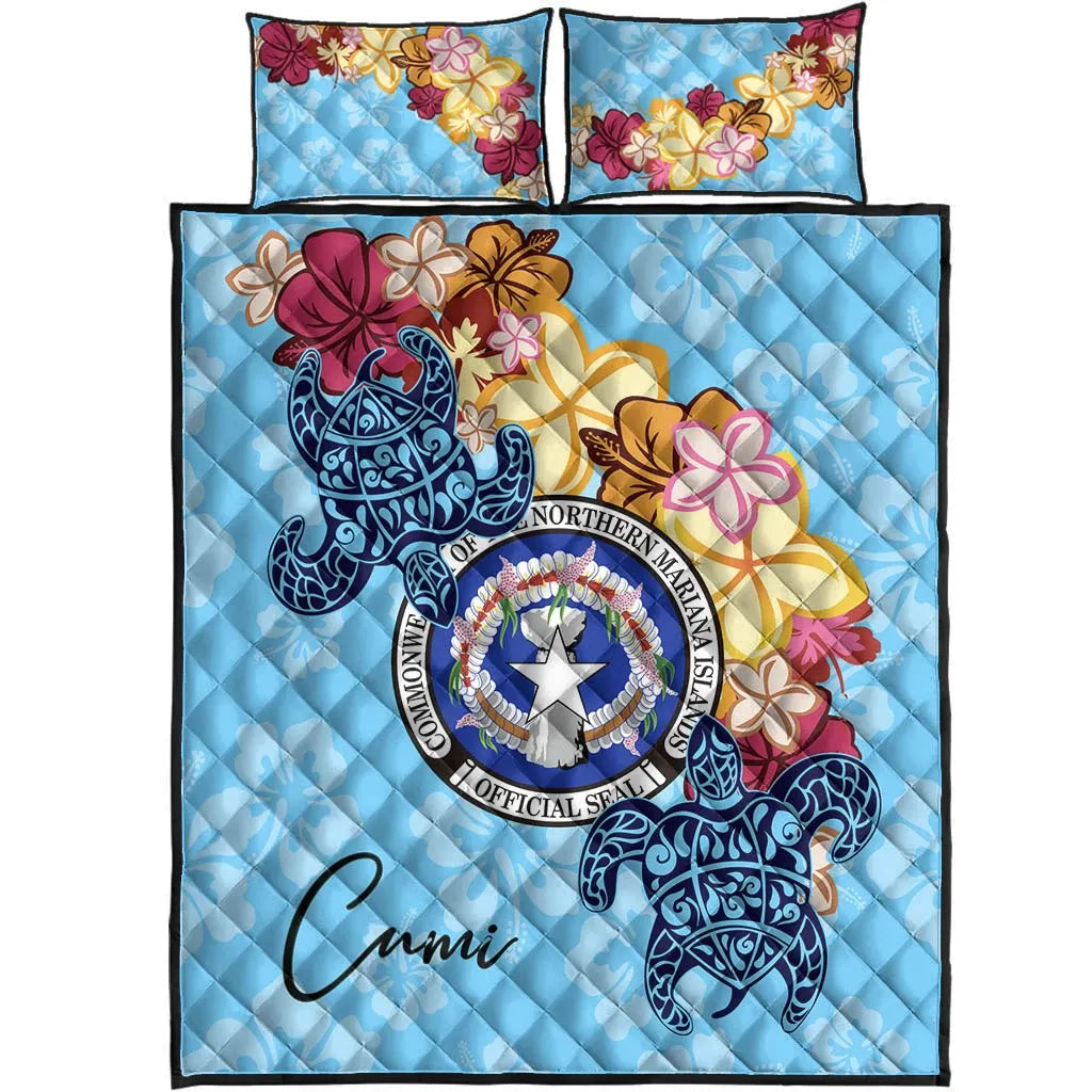 Northern Mariana Islands Quilt Bed Set - Tropical Style-Myprintsy
