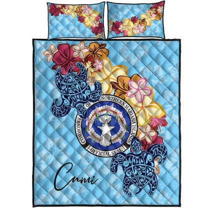 Northern Mariana Islands Quilt Bed Set - Tropical Style-Myprintsy
