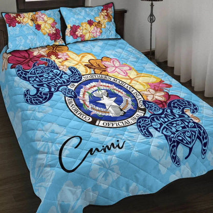 Northern Mariana Islands Quilt Bed Set - Tropical Style-Myprintsy