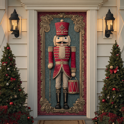 Nutcracker Charm Quilted Door Cover VTQ-Myprintsy