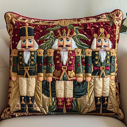 Nutcracker Delight Quilted Pillow Case VTQ-Myprintsy