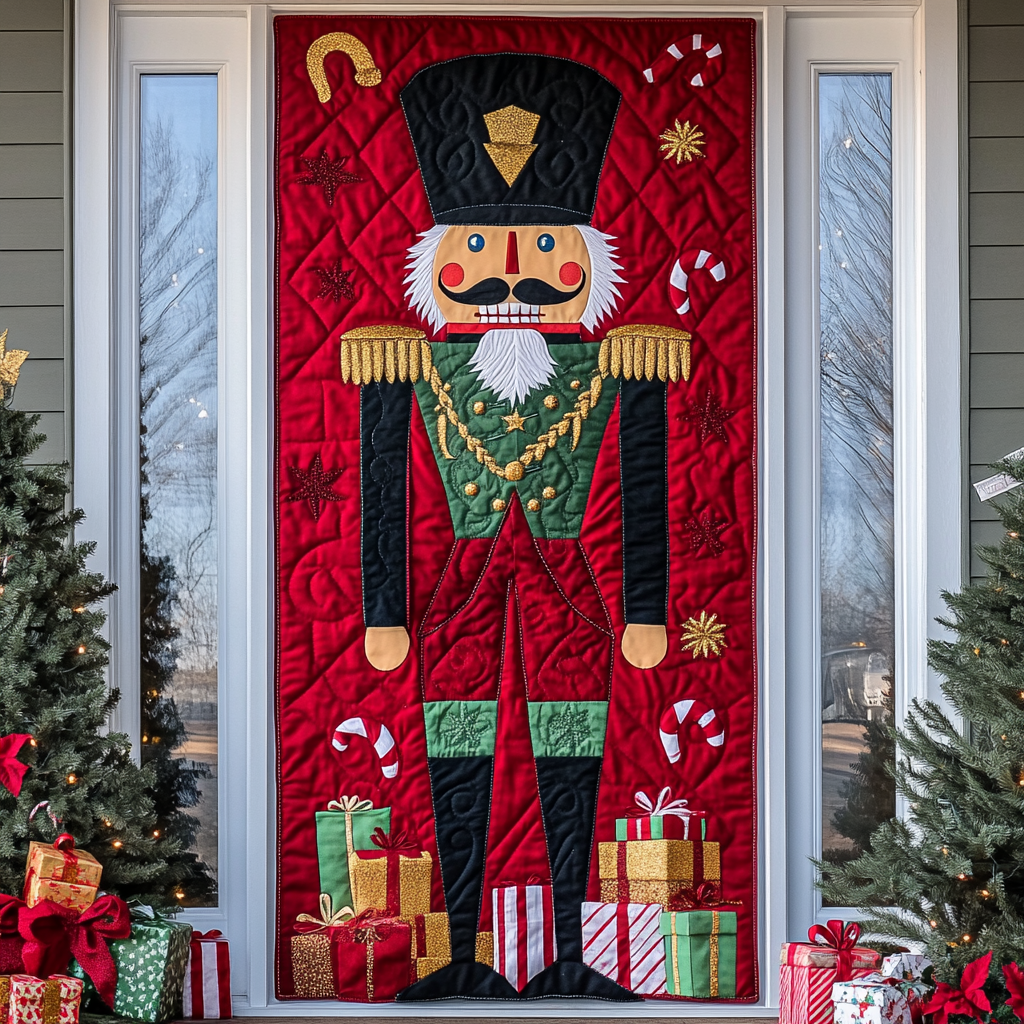 Nutcracker Echo Quilted Door Cover VTQ-Myprintsy