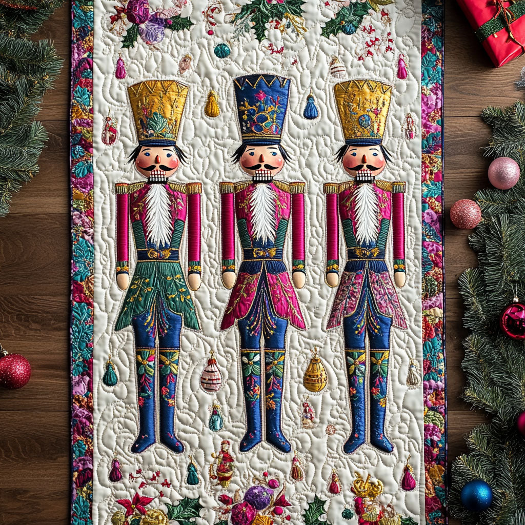 Nutcracker Joy Quilted Table Runner VTQ-Myprintsy