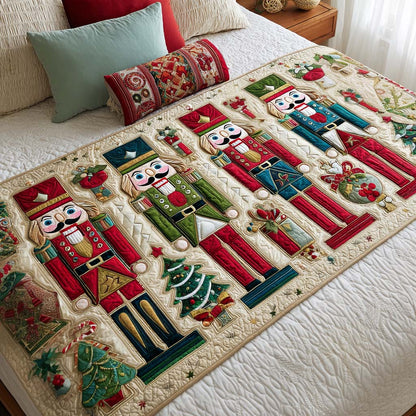 Nutcracker Magic Quilted Bed Runner VTQ-Myprintsy