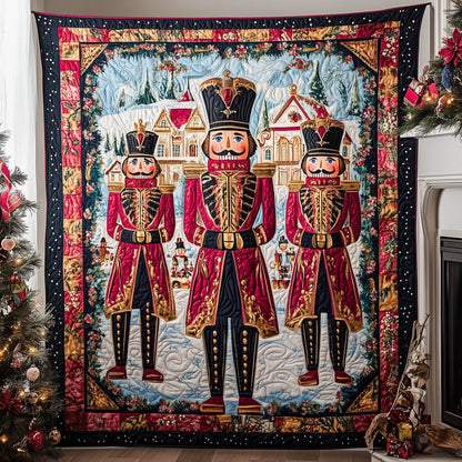 Nutcracker Magic Quilted Blanket VTQ-Myprintsy