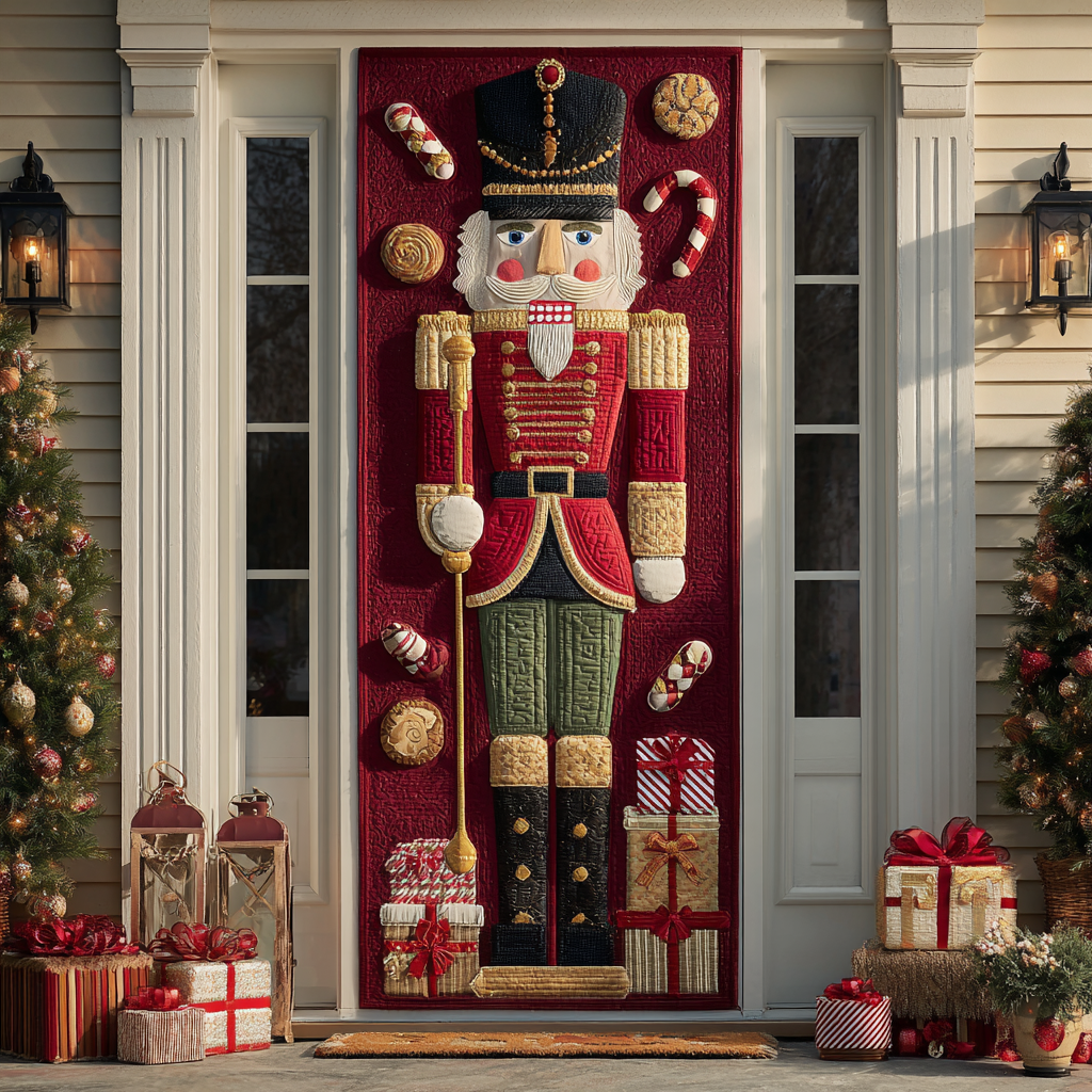 Nutcracker Memory Quilted Door Cover VTQ-Myprintsy