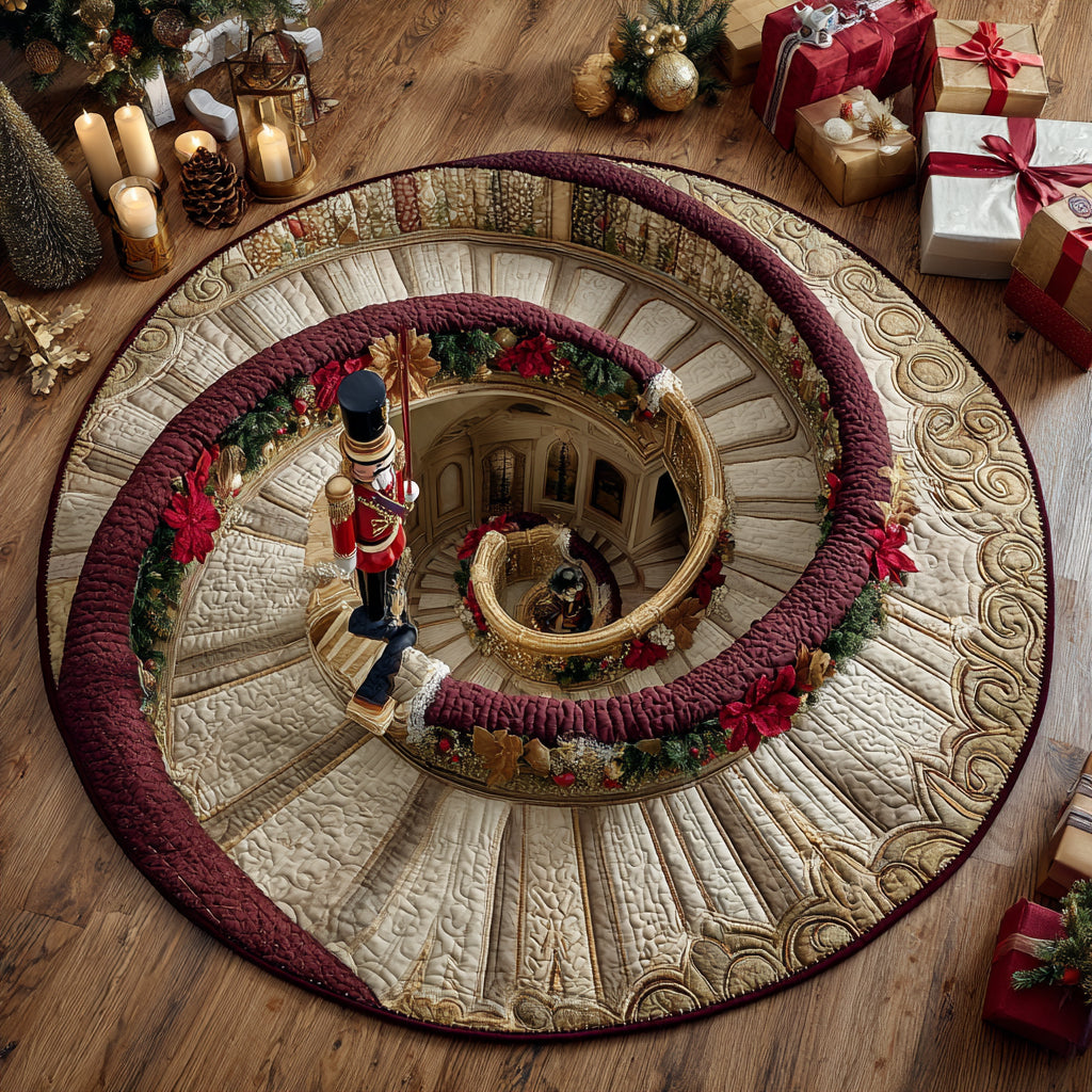 Nutcracker Spiral Round Carpet VTQ-Myprintsy