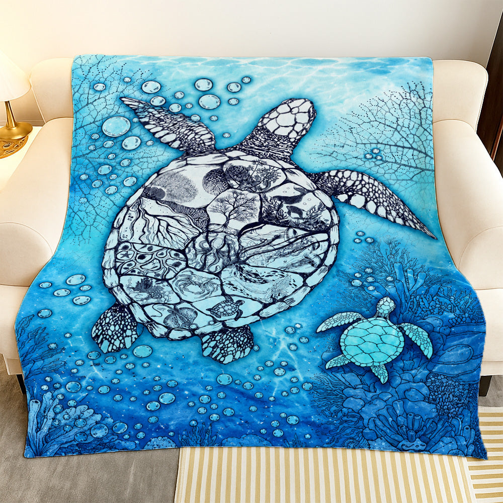 Ocean Life Blanket-Myprintsy