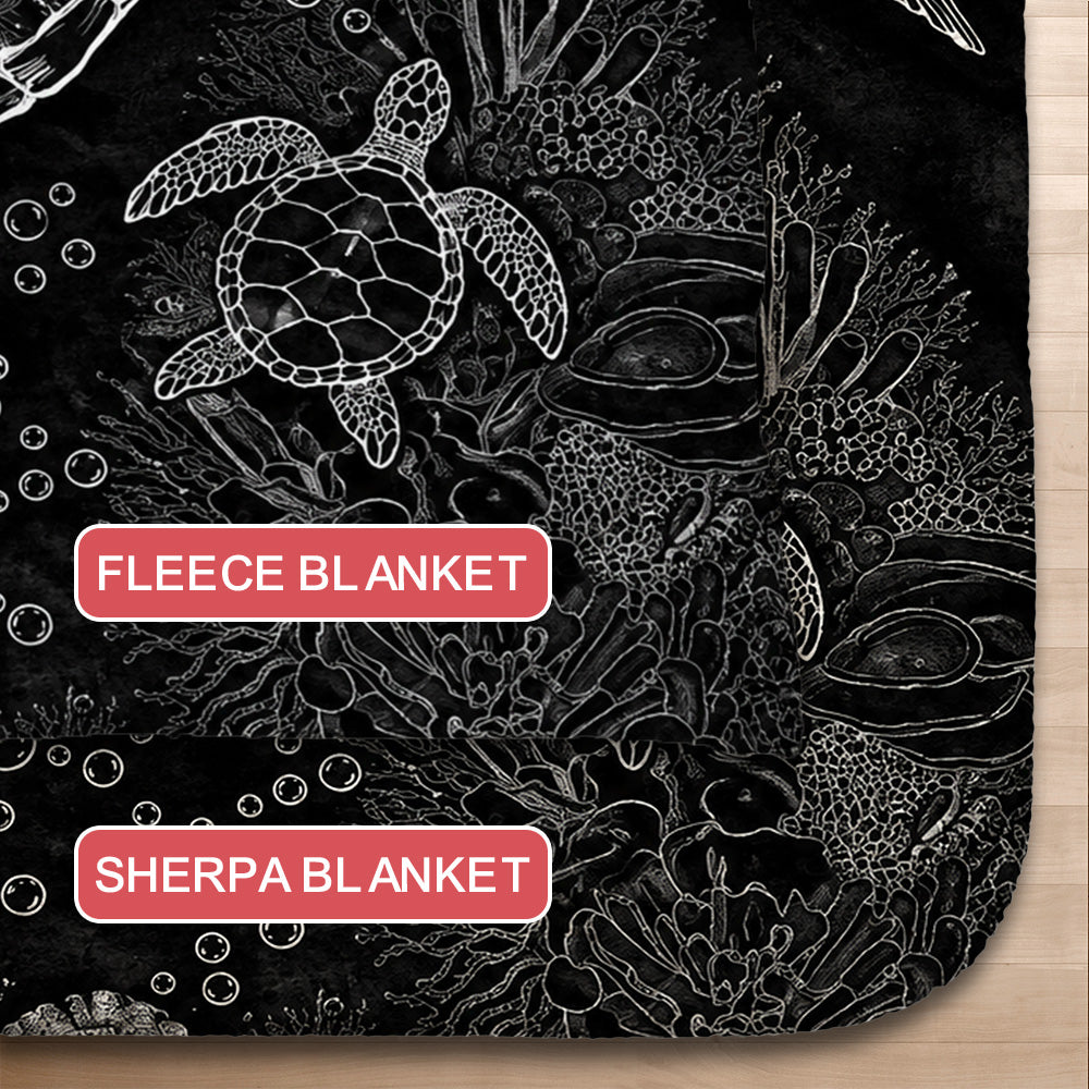 Ocean Life Blanket-Myprintsy