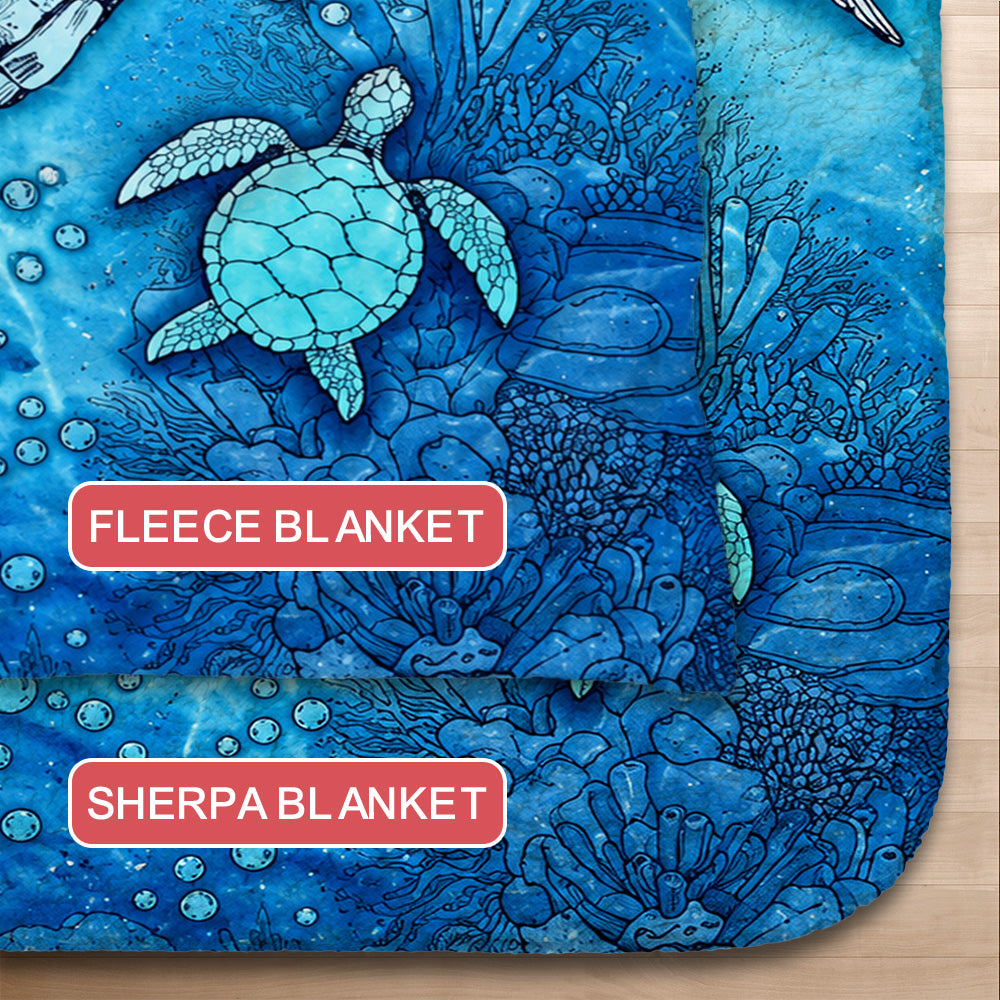 Ocean Life Blanket-Myprintsy
