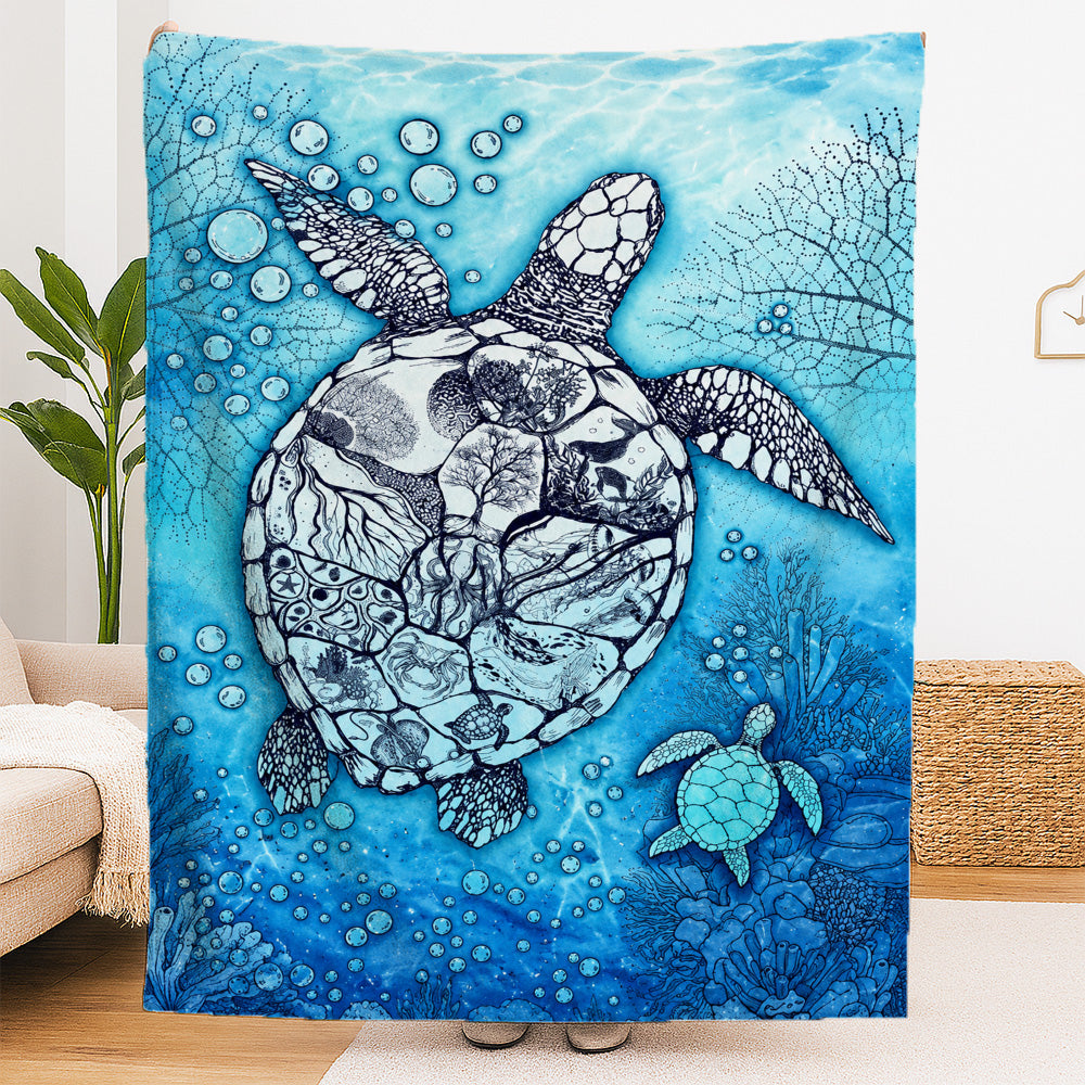 Ocean Life Blanket-Myprintsy