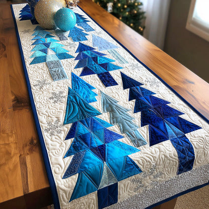 Ocean Pine Tree Quilted Table Runner VTQ-Myprintsy